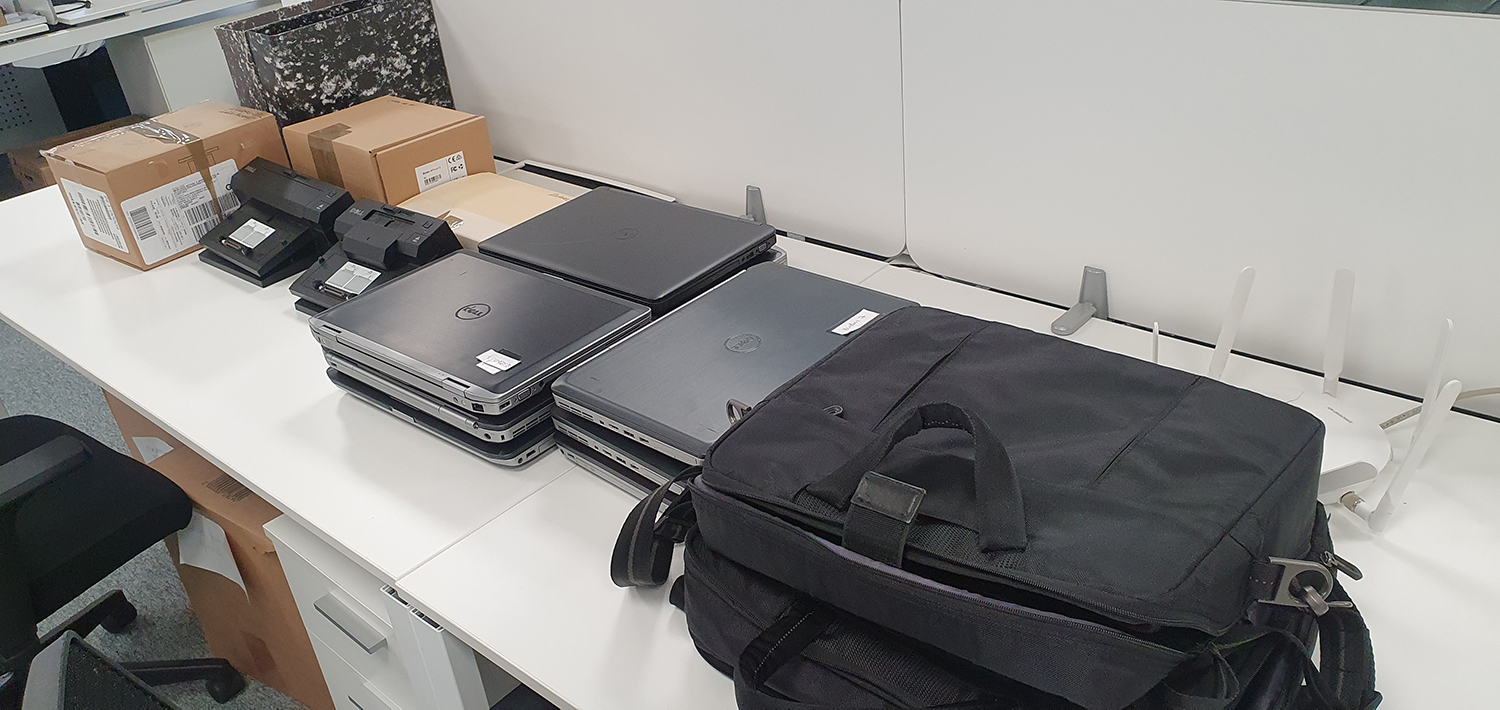 Donating office equipment to support people and the circular economy, Spain Cubico